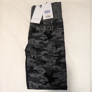 Gymshark Camo Seamless leggings (black /grey)